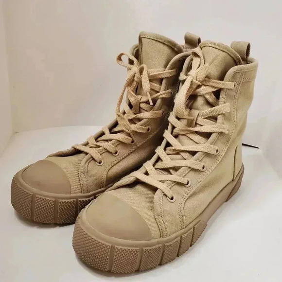 ZARA HIGH-TOP SNEAKERS size 39 - Picture 6 of 13